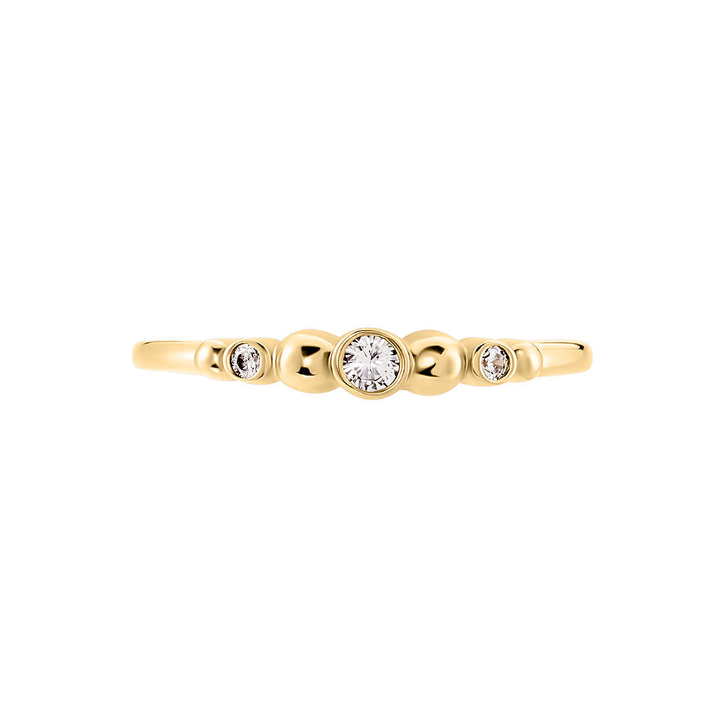 Damen Ring Vergoldet Zirkonia Maleah  - Ringe mit Stein Damen | OROVIVO