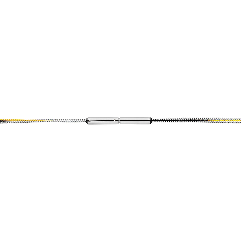 Boccia Damen Halsreif Titan Bicolor  - Halsketten Damen | OROVIVO