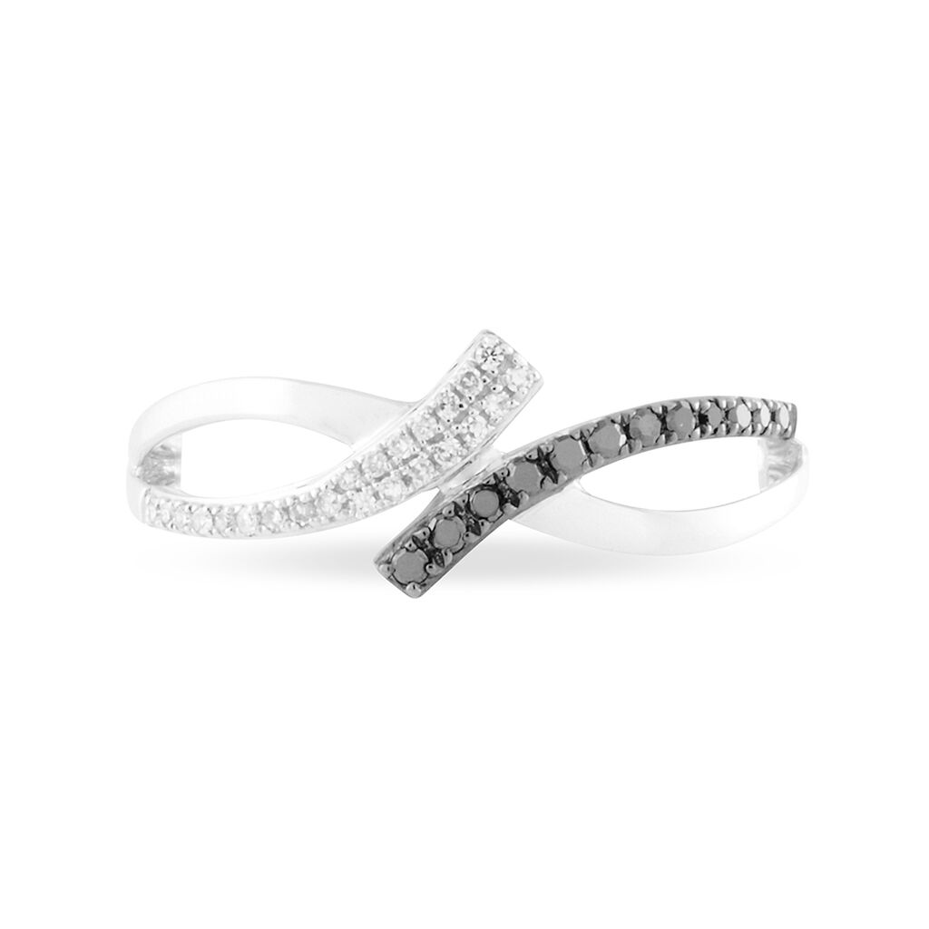 Bague Heloise Or Blanc Diamant - Spannringe Damen | OROVIVO