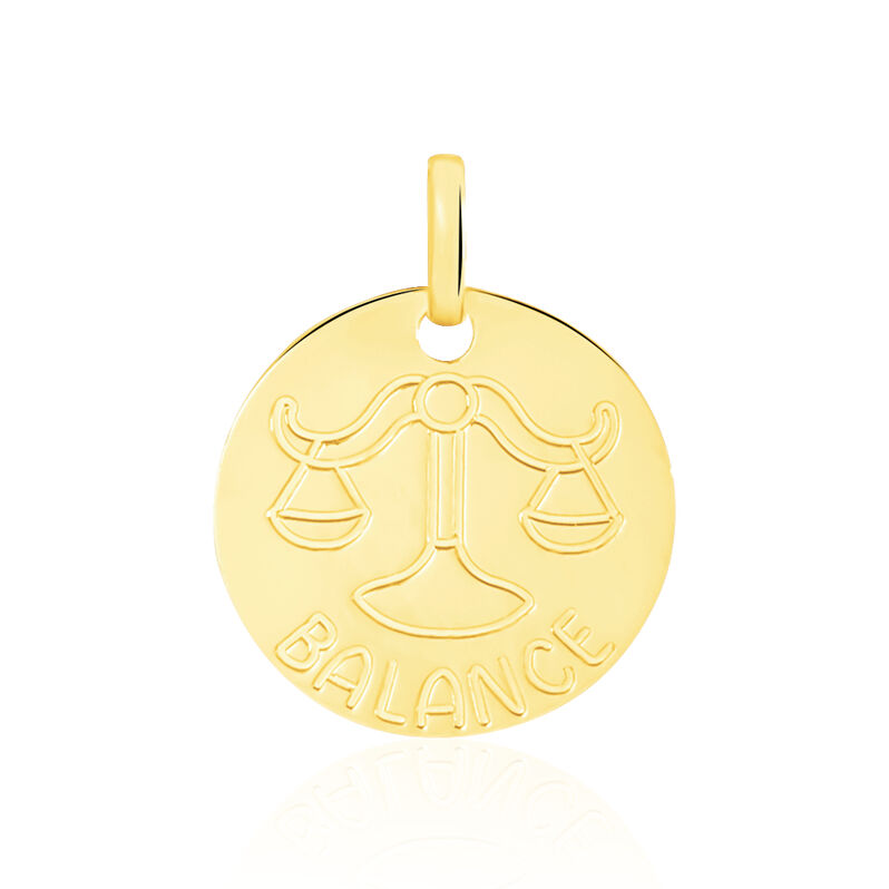 Pendentif Or Jaune Zodiaque Balance - Spannringe Kinder | OROVIVO
