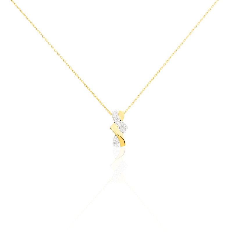 Collier Or Jaune Diamant - Spannringe Damen | OROVIVO