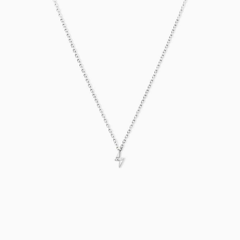 Collier Meyline Argent Weiss Oxyde De Zirconium - Spannringe Damen | OROVIVO