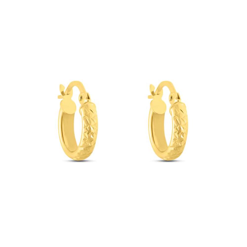 Orecchini A Cerchio Toujours Oro Giallo - Spannringe Damen | OROVIVO
