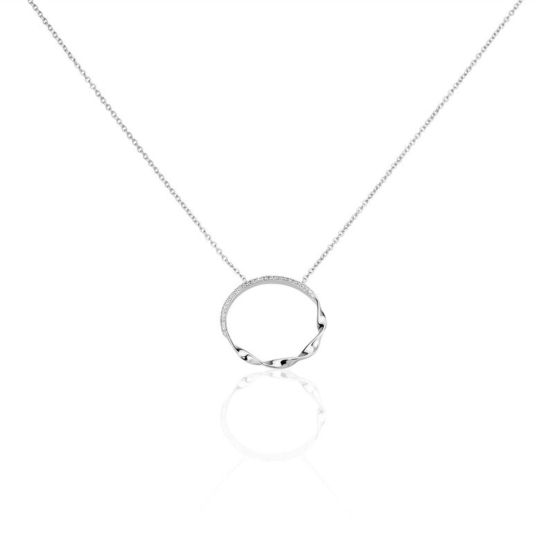 Collier Poldie Argent Rhodié Oxyde De Zirconium - Spannringe Damen | OROVIVO