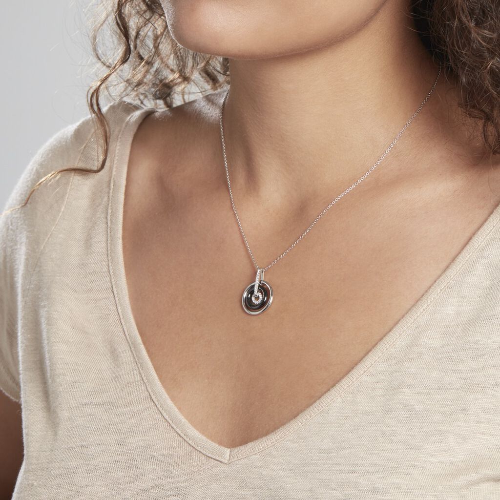 Collier Ina Argent  Et Ceramique - Spannringe Damen | OROVIVO