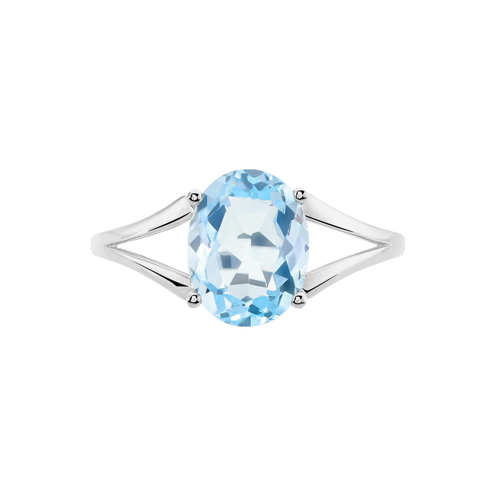 Bague Or Weiss lis Corps De Bague Double Topaze Ovale - Spannringe Damen | OROVIVO