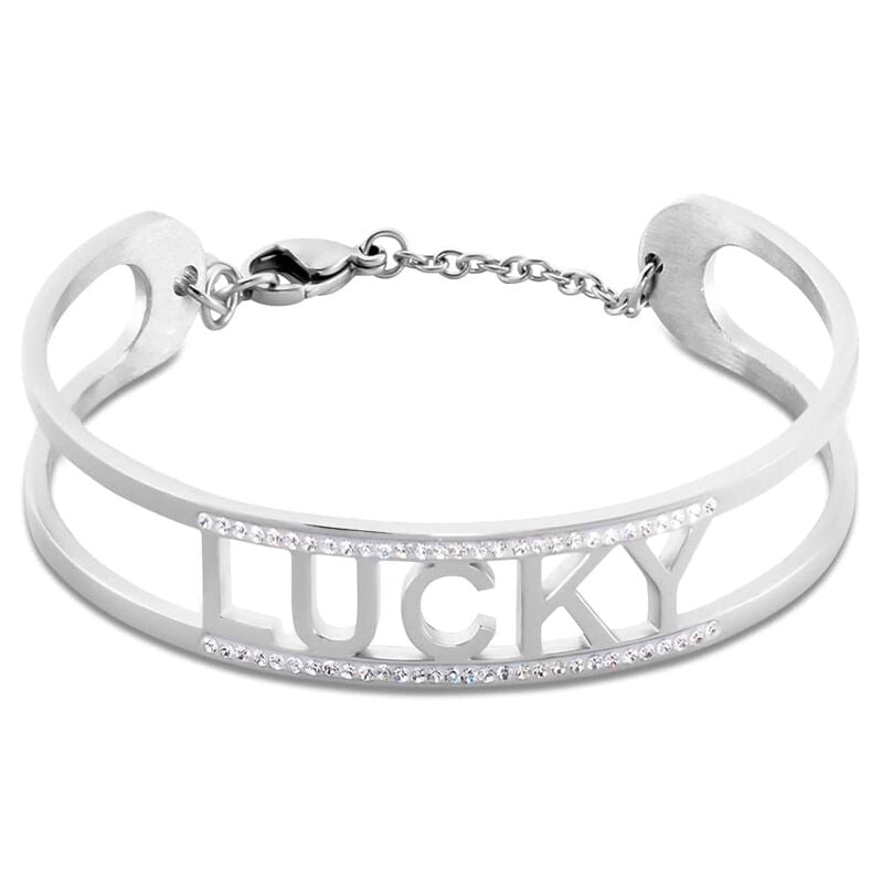 Bangle Sunrise Acciaio Cristallo - Spannringe Damen | OROVIVO