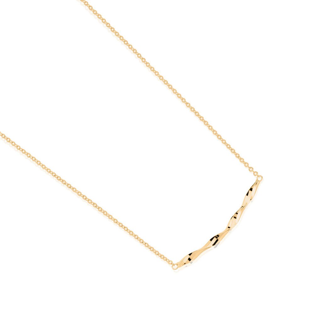 Jutui 1 Damen Collier Gold 585 (14 Karat), Collier ohne Stein