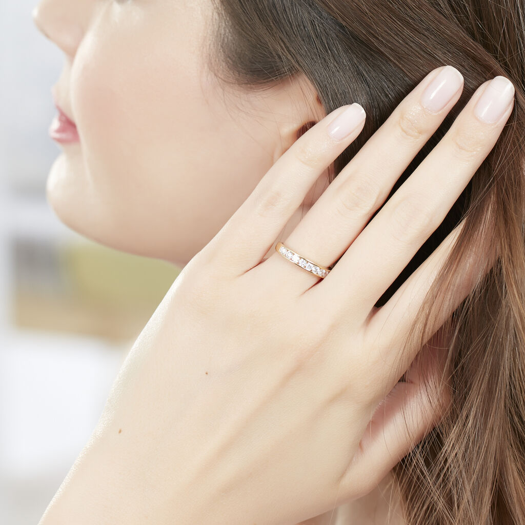Alliance Davila Or Jaune Oxyde De Zirconium - Spannringe Damen | OROVIVO