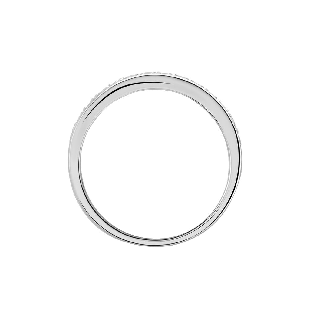 Damen Ring Silber 925 Zirkonia Wei&szlig; 0,83 ct B 2 mm