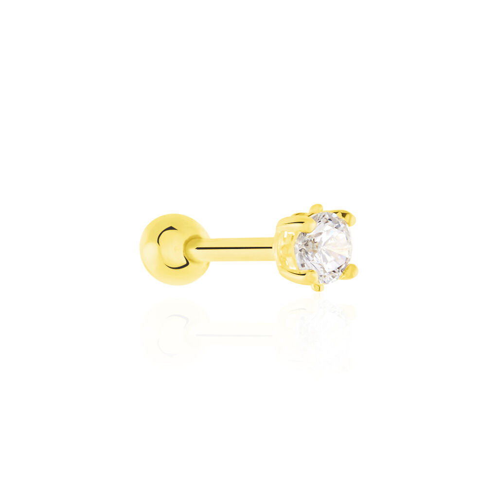 Piercing D'oreilles Or Jaune Joanina Oxyde