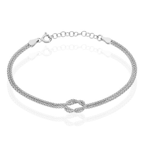 Damenarmband Popcornkette Silber 925 Knoten - Armbänder mit Anhänger Damen | OROVIVO