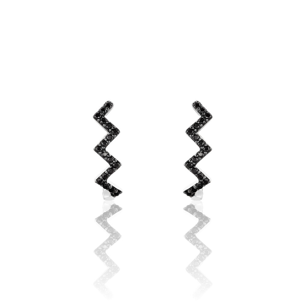 Boucles D'oreilles Or Weiss Abby-gaelle - Spannringe Damen | OROVIVO