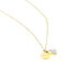 ALVA Damen Collier Gold 375 (9 Karat) Perlmutt Perlmutt 0,55 ct Herz