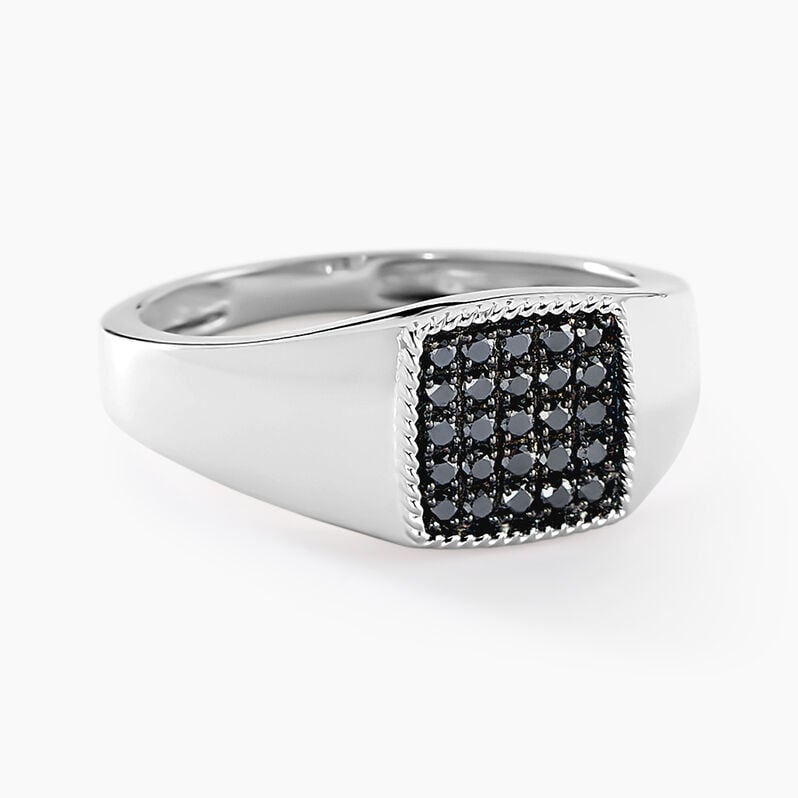 Chevalière Zack Or Weiss Diamant - Spannringe Herren | OROVIVO