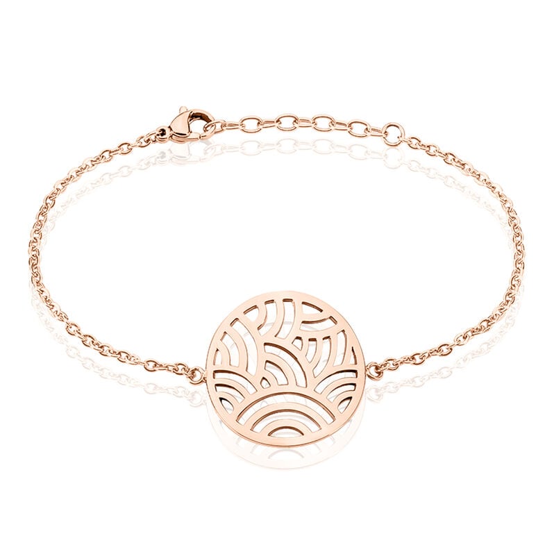Bracelet Vagua Acier Rose - Spannringe Damen | OROVIVO