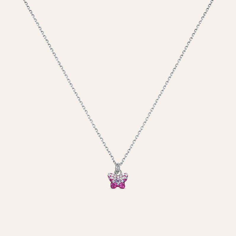Collana Silver Baby Argento Rodiato Cristallo - Spannringe Kinder | OROVIVO
