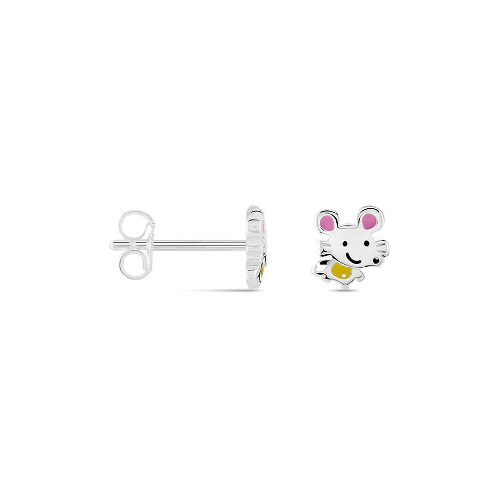 Kinder Ohrstecker Silber 925 Maus Xyla  - Ohrstecker Kinder | OROVIVO