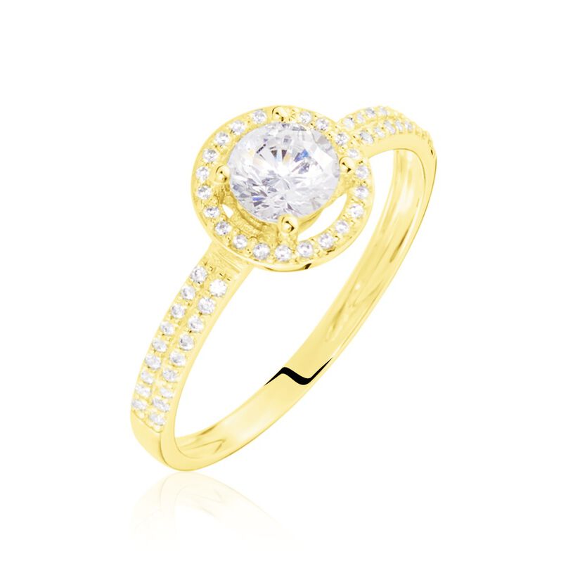 Bague Stelila Or Jaune Oxyde De Zirconium - Spannringe Damen | OROVIVO
