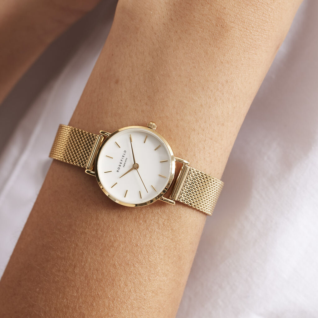 Montre Rosefield Small Edit Weiss - Spannringe Damen | OROVIVO