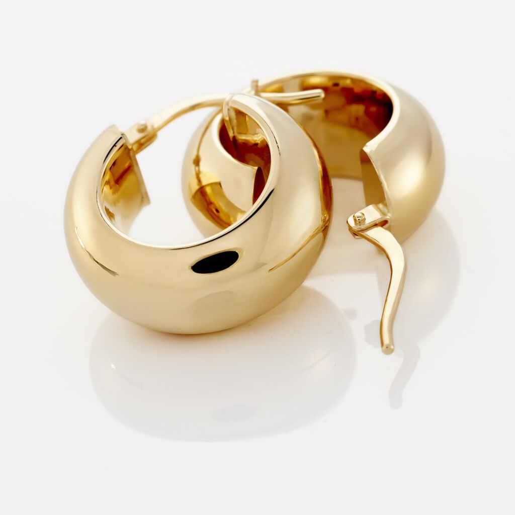 CHARLIZE Damen Creolen Gold 375 (9 Karat)