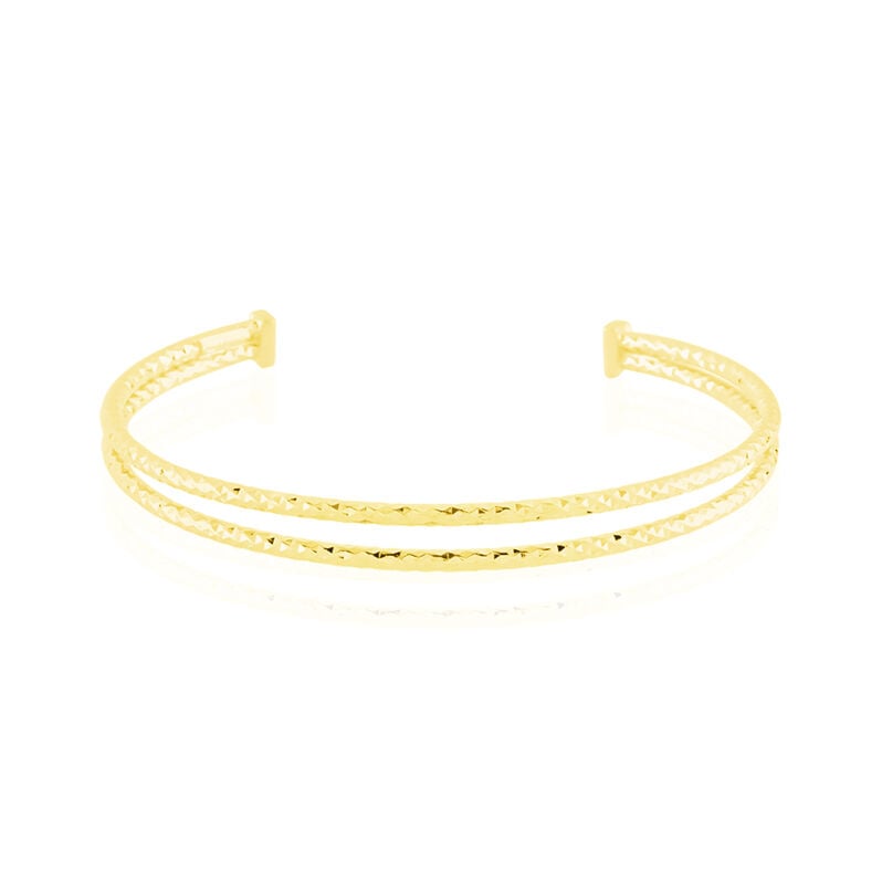 GINEVRA OV Damen Armreif / Armspange Silber vergoldet 925 - Armreifen Damen | OROVIVO
