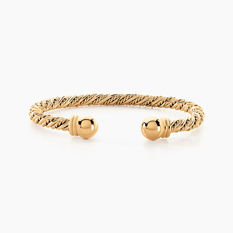 Bracelet Jonc Arwa Plaqué Or Doré - Spannringe Damen | OROVIVO