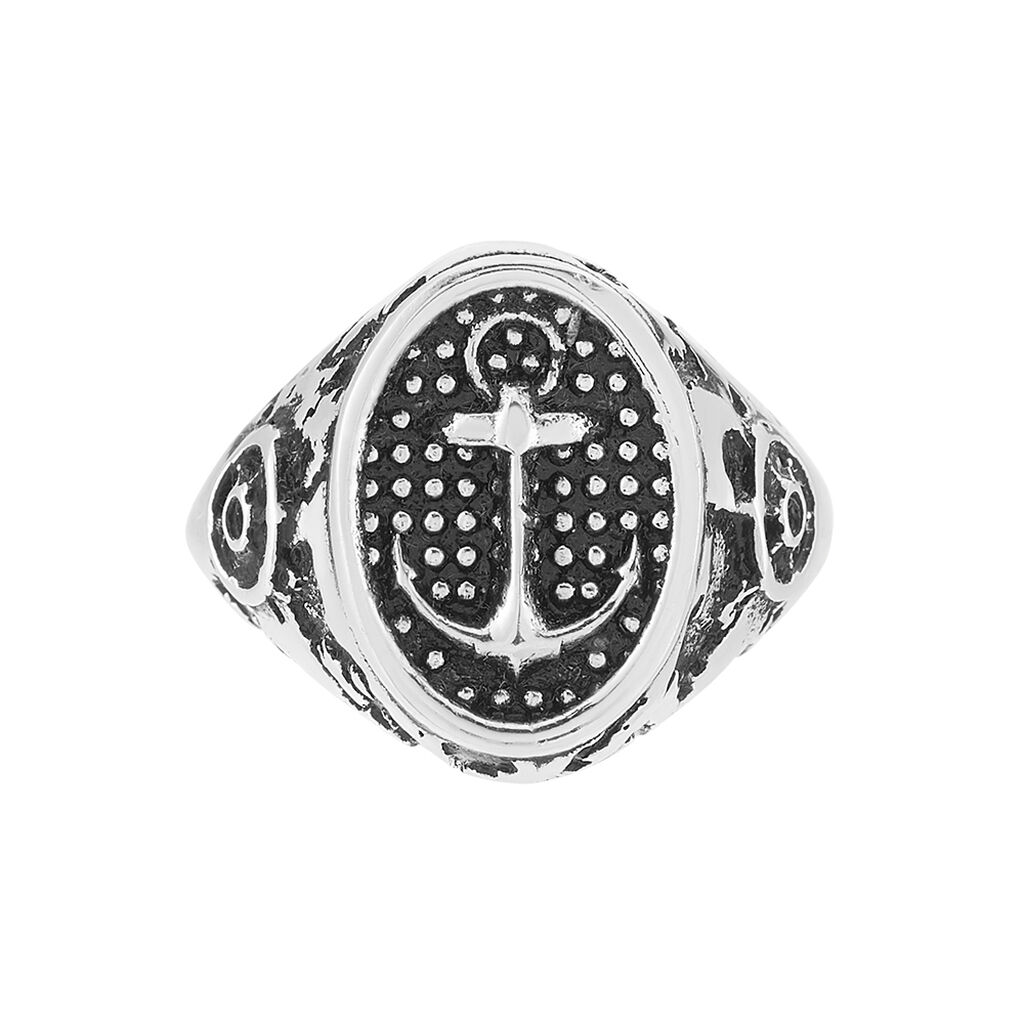RUSSELL Herren Ring Silber Silber 925 B 1,8 mm