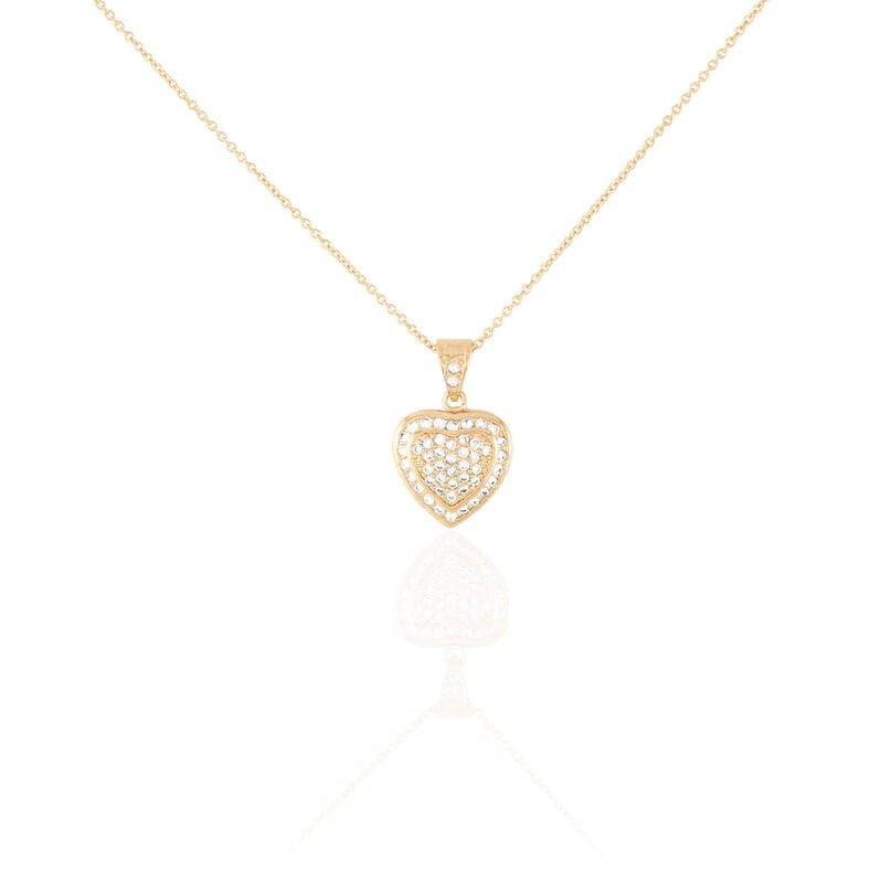 Collier Plaqué Or Et Oxyde  - Spannringe Damen | OROVIVO