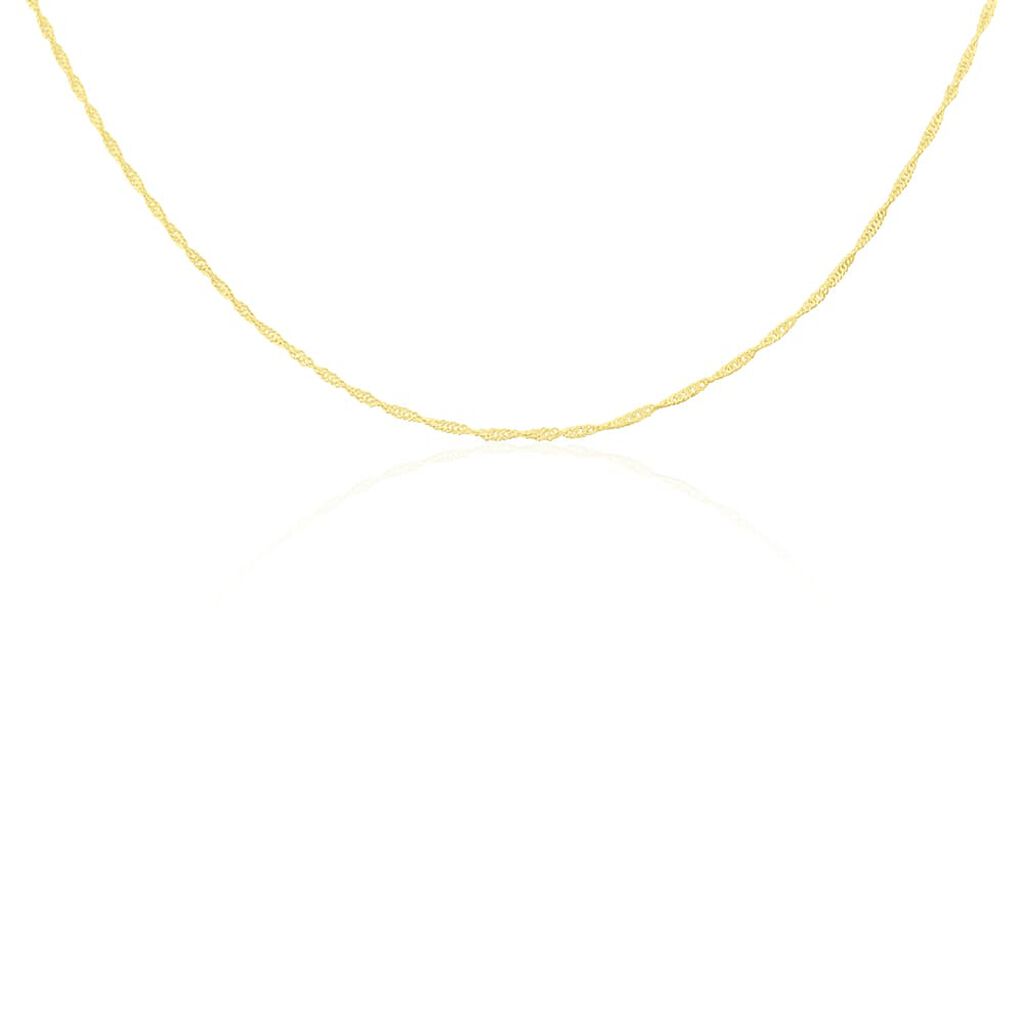 SINGAPUR 2 Damen Kette Gold 375 (9 Karat) B 1,4 mm