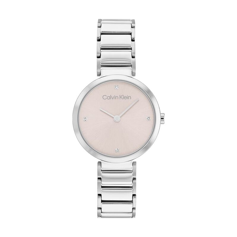 Montre Calvin Klein Minimalistic T Bar Rose - Spannringe Damen | OROVIVO
