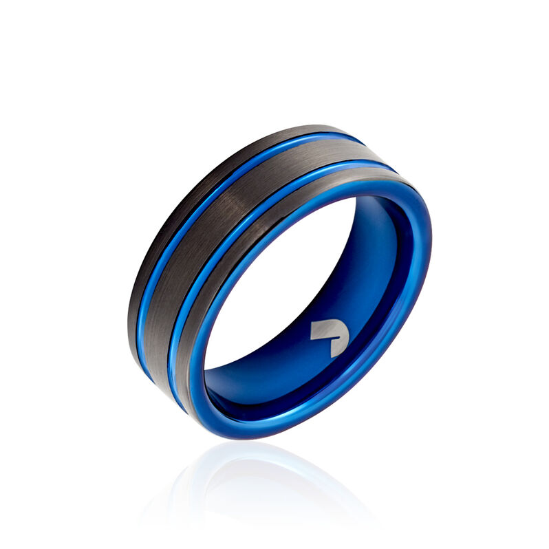 Bague Jourdan Homme Bada Tungstene Noir - Spannringe Herren | OROVIVO