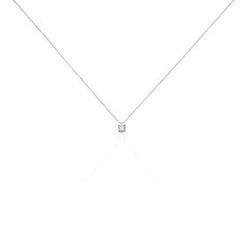 Damen Halskette Weißgold 750 Diamant 0,26ct - Ketten mit Anhänger Damen | OROVIVO