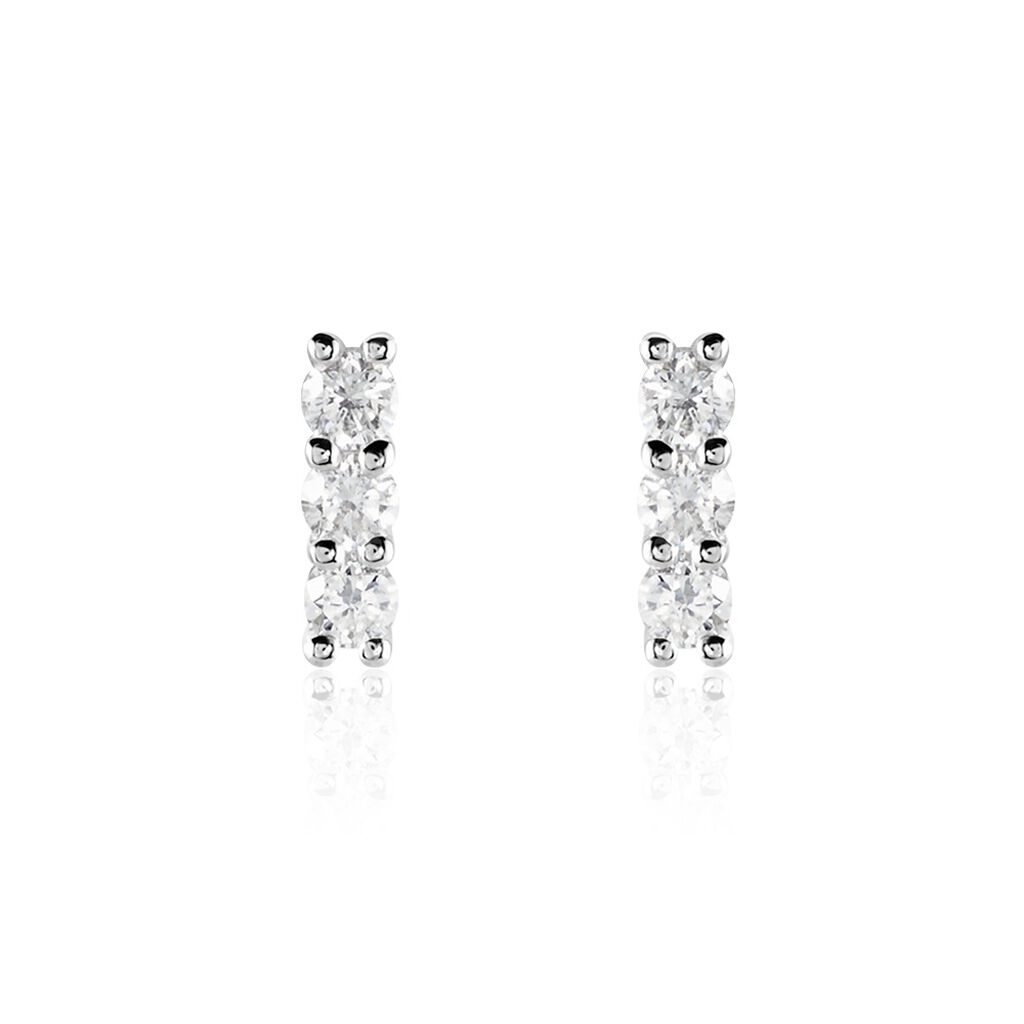 Damen Ohrstecker Weißgold 375 Diamant 0,3ct Sabinara  - Ohrstecker Damen | OROVIVO