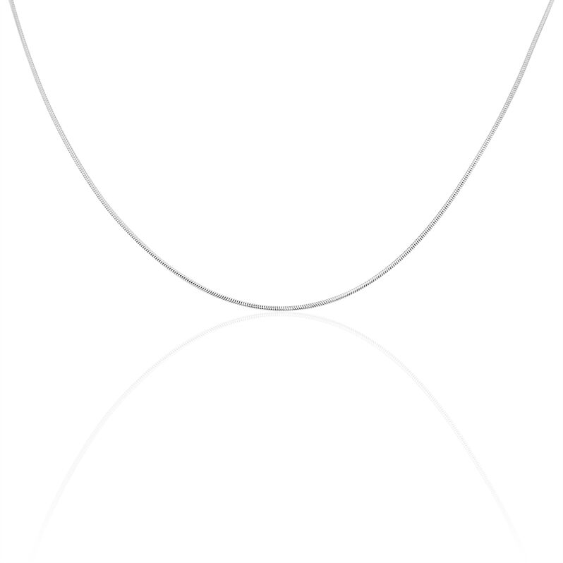 SCHLANGE 2 Damen Kette Wei&szlig;gold 333 (8 Karat) B 2 mm - Halsketten Damen | OROVIVO