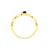 Damenring Gold 375 Bicolor Saphir Diamant - Ringe mit Edelsteinen Damen | OROVIVO