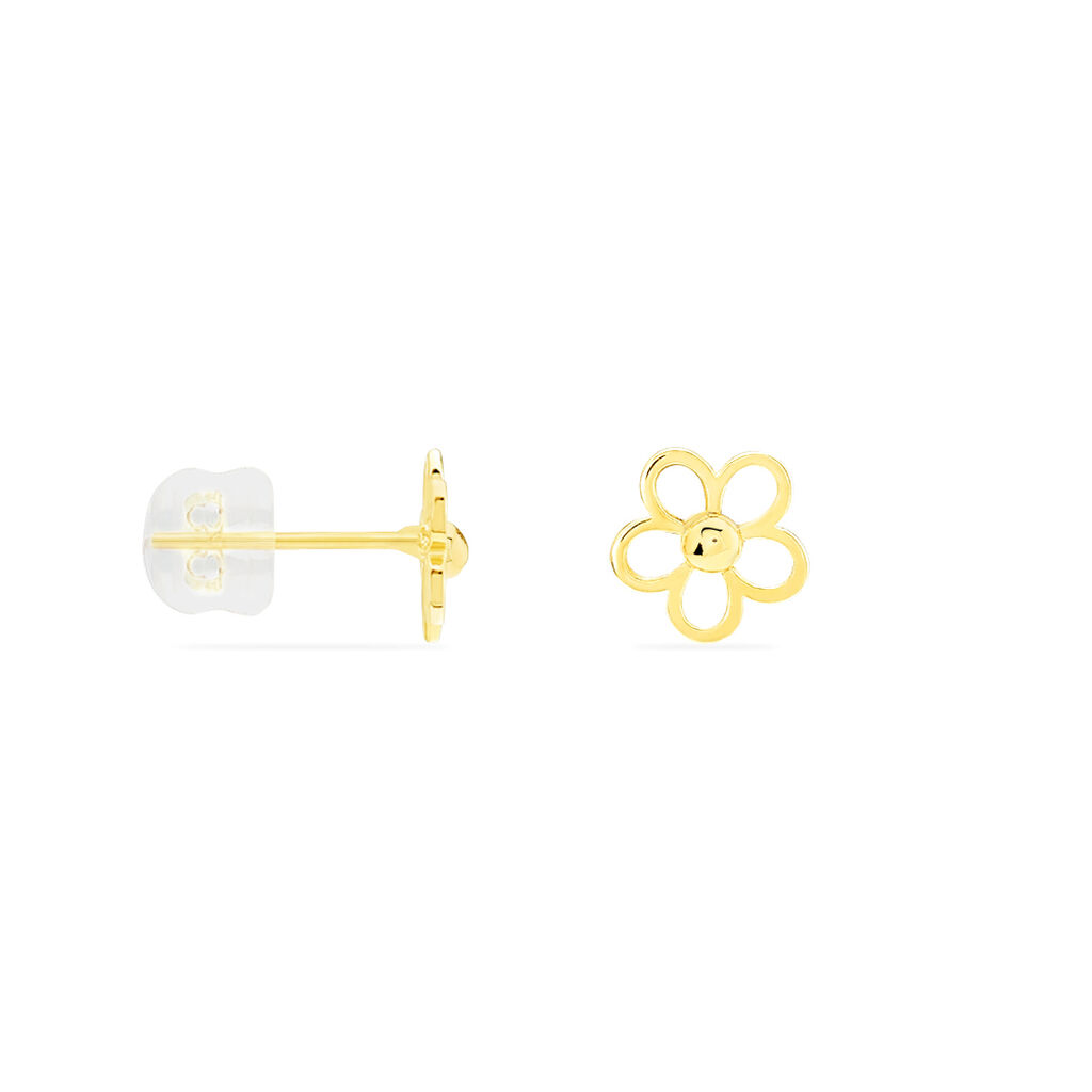 Ohrstecker Gold 375 Blume