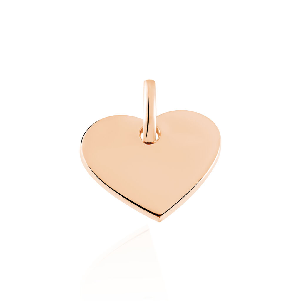ALERIA GRAVUR Damen Anh&auml;nger Silber rosevergoldet 925 Herz