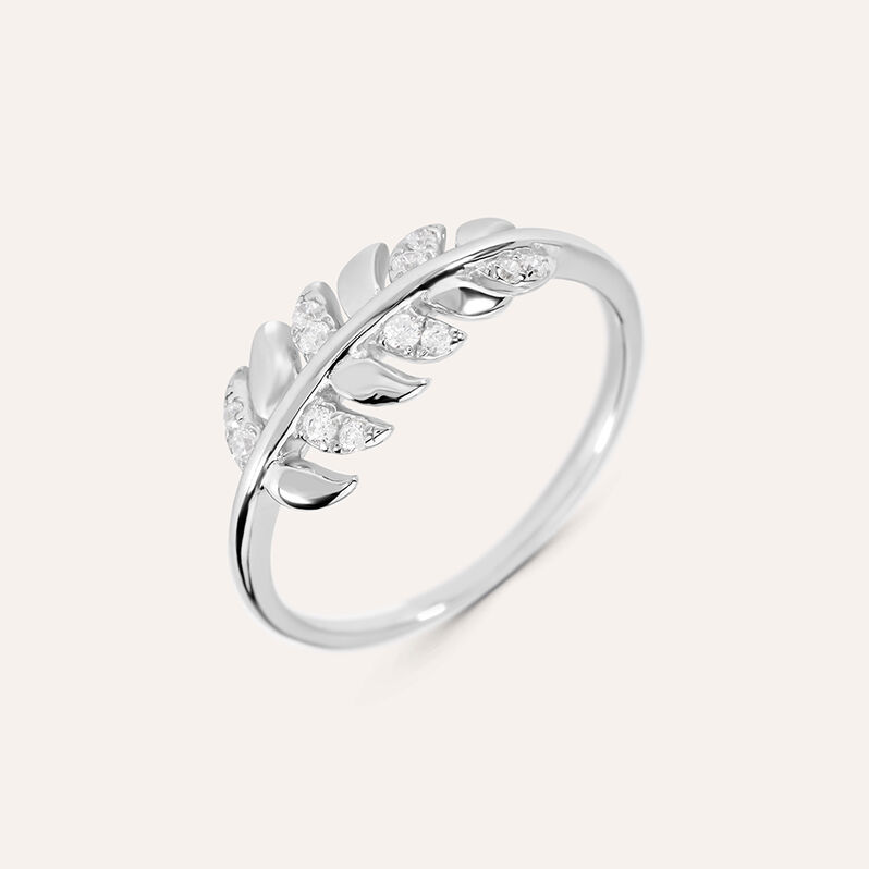 Anello Fantasia Silver Moments Argento Rodiato Cubic Zirconia - Spannringe Damen | OROVIVO