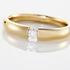 Lisboa Damen Ring Gold 375 (9 Karat) Diamant Weiß 0,1 ct