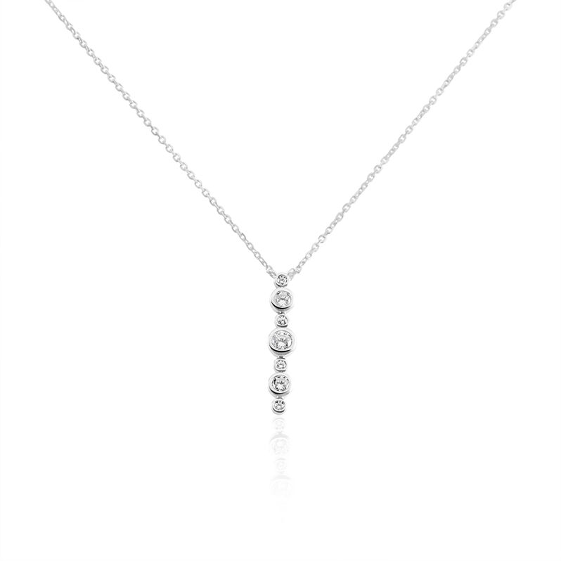 Collier Cristof Argent Rhodié Oxyde - Spannringe Damen | OROVIVO