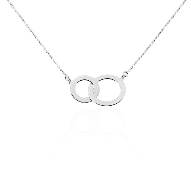 Collier Argent Abbygael Motifs Double Ce - Spannringe Damen | OROVIVO