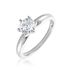 MARIETA Damen Ring Silber 925 Zirkonia Wei&szlig; 1,35 ct B 2 mm