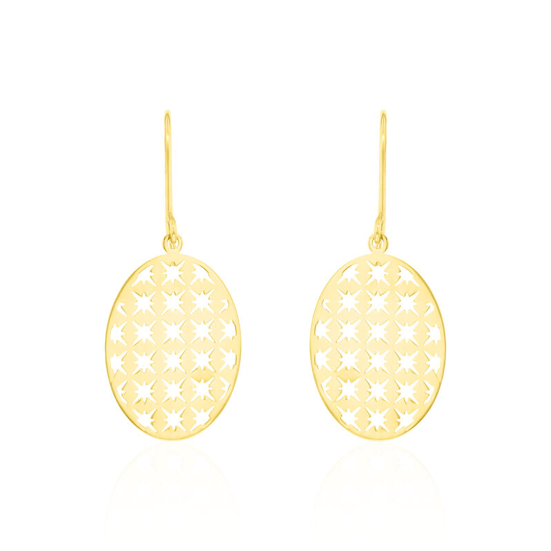Boucles D'oreilles Pendantes Heba Or Jaune - Spannringe Damen | OROVIVO