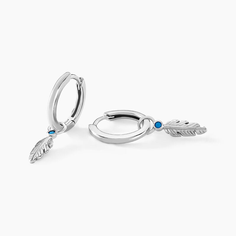 Créoles Nahara Argent Weiss Oxyde De Zirconium - Spannringe Damen | OROVIVO