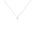 Monopoli Damen Collier Wei&szlig;gold 750 (18 Karat) Diamant Wei&szlig; 0,26 ct