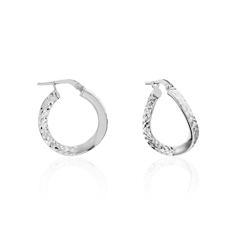 Créoles Moheli Argent Weiss - Spannringe Damen | OROVIVO