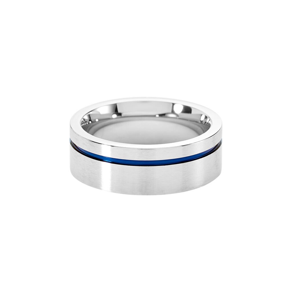 DAGOBERT Herren Ring Edelstahl Bicolor B 8 mm - Ringe Herren | OROVIVO