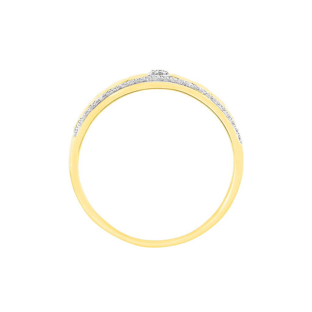 Bague Or Jaune Oxyde Andoche - Spannringe Damen | OROVIVO