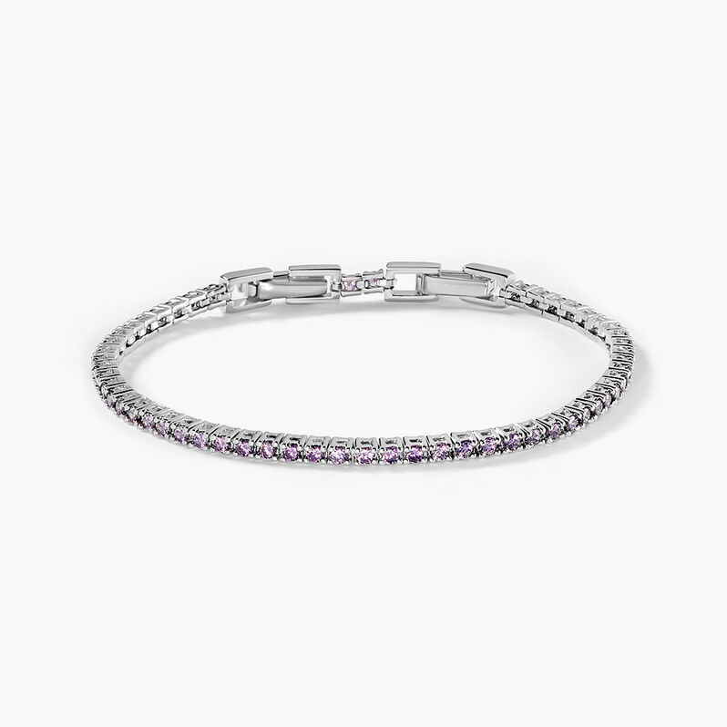 Bracelet Rio Tennis Argent Weiss Oxyde De Zirconium - Spannringe Damen | OROVIVO